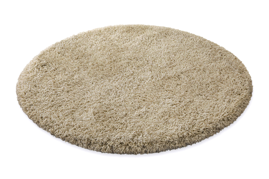Esprit Teppich Rund Beige Sand weich soft & nachhaltig "Yogi"
