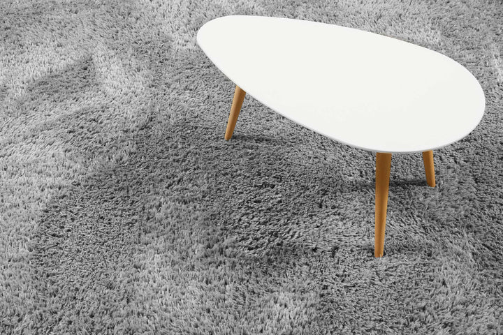 Yogi Teppich silber Hochflor rechteckig