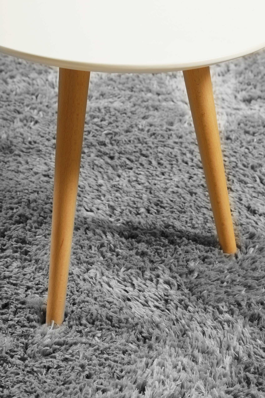 Yogi Teppich silber Hochflor rechteckig