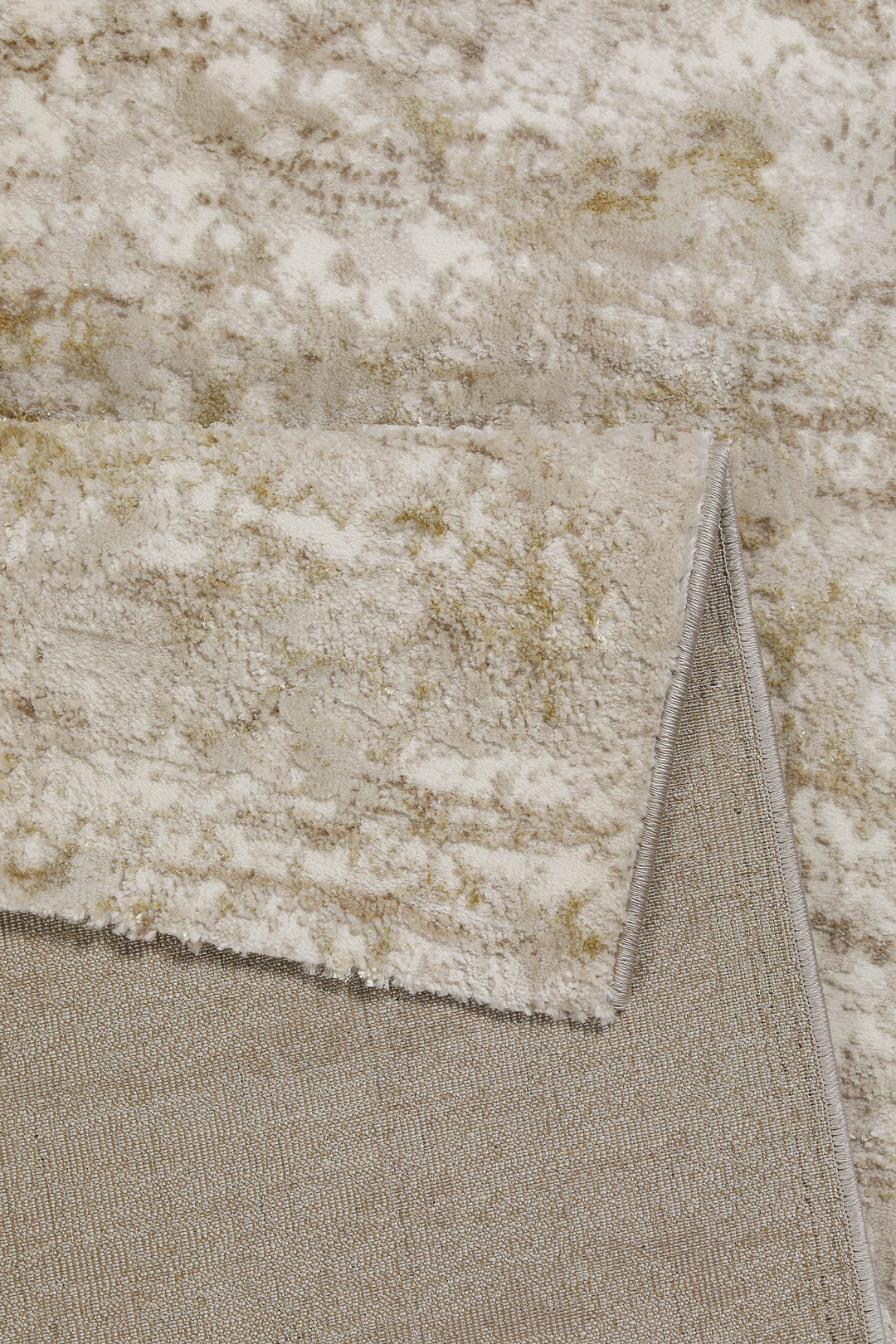 Feel Vintage Teppich gold Kurzflor rechteckig