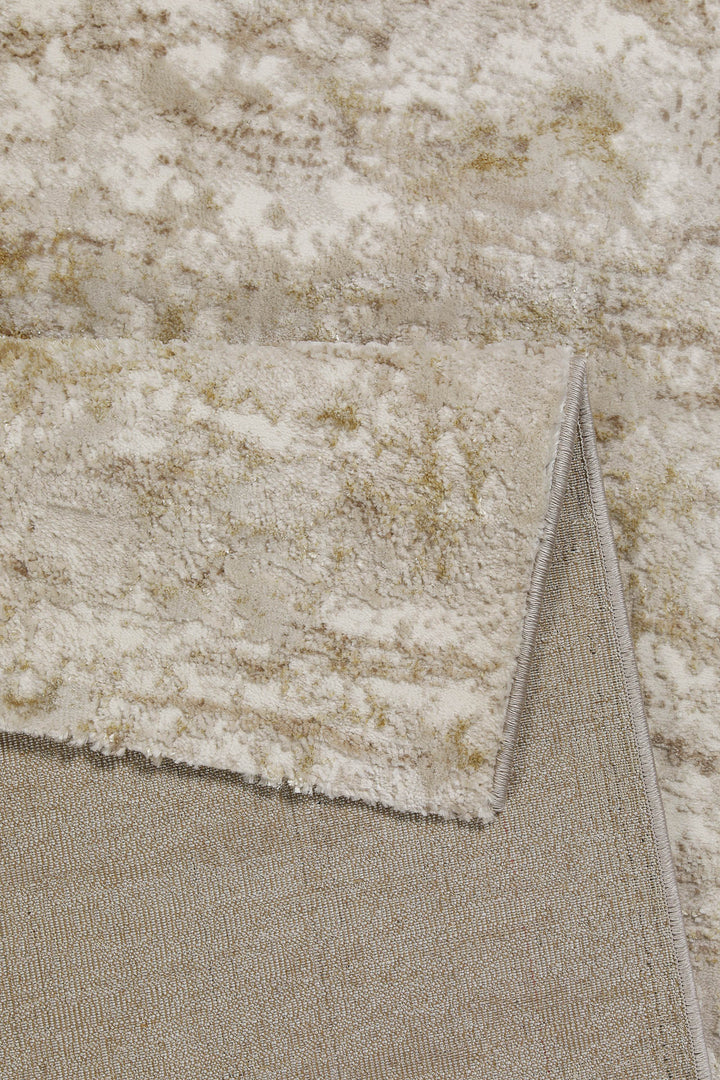 Feel Vintage Teppich gold Kurzflor rechteckig