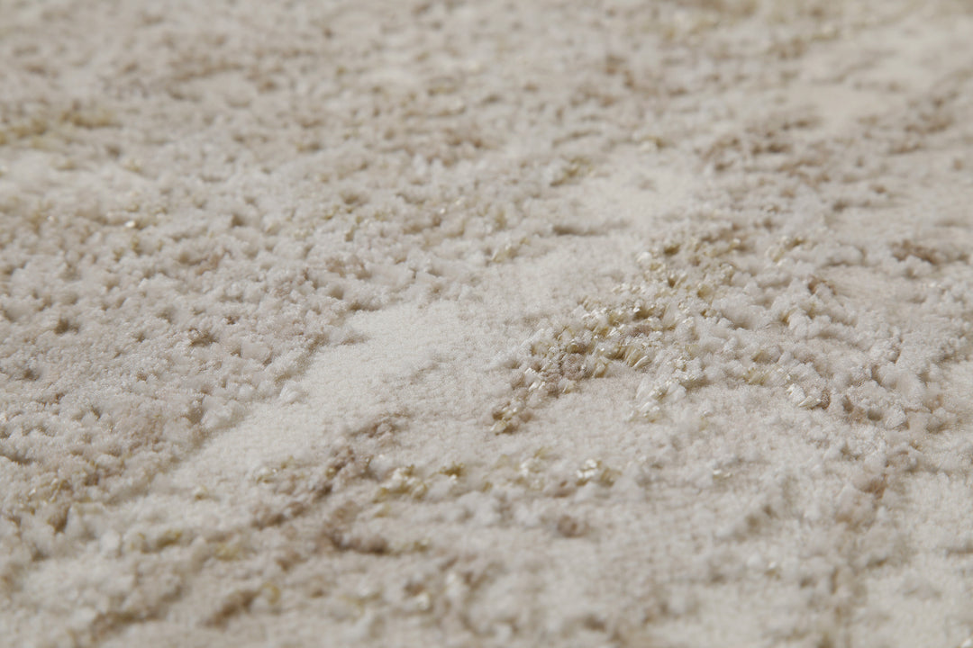 Feel Vintage Teppich gold Kurzflor rechteckig