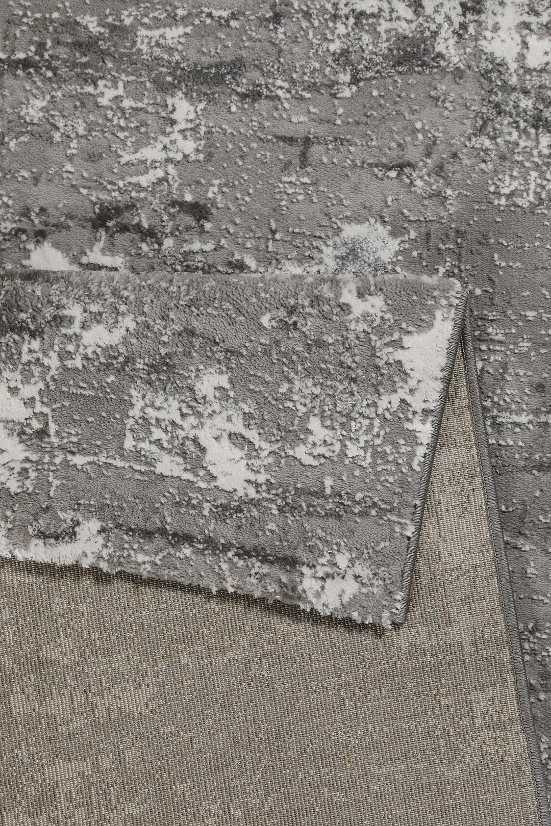 Feel Vintage Teppich grau Kurzflor rechteckig