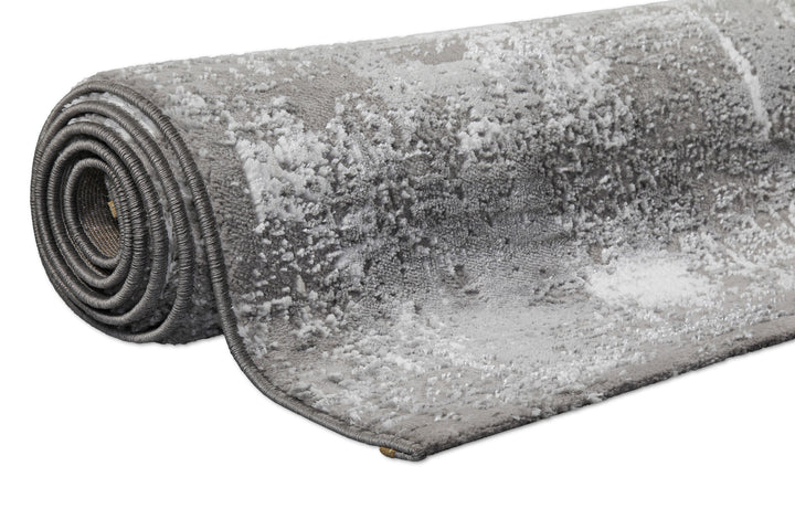 Feel Vintage Teppich grau Kurzflor rechteckig