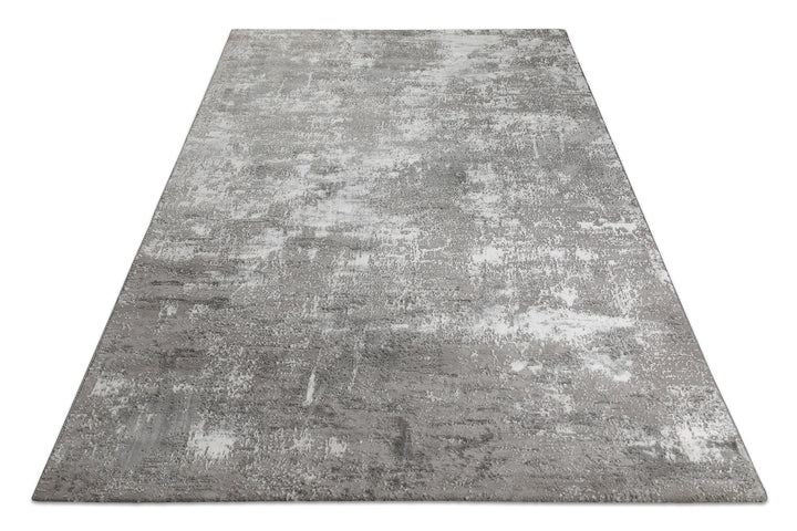 Feel Vintage Teppich grau Kurzflor rechteckig