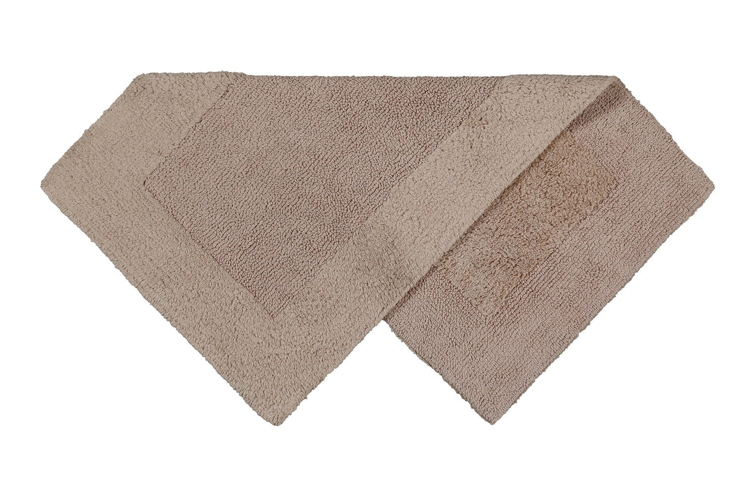 Finn Badteppich beige Kurzflor rechteckig