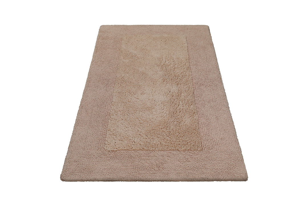 Finn Badteppich beige Kurzflor rechteckig