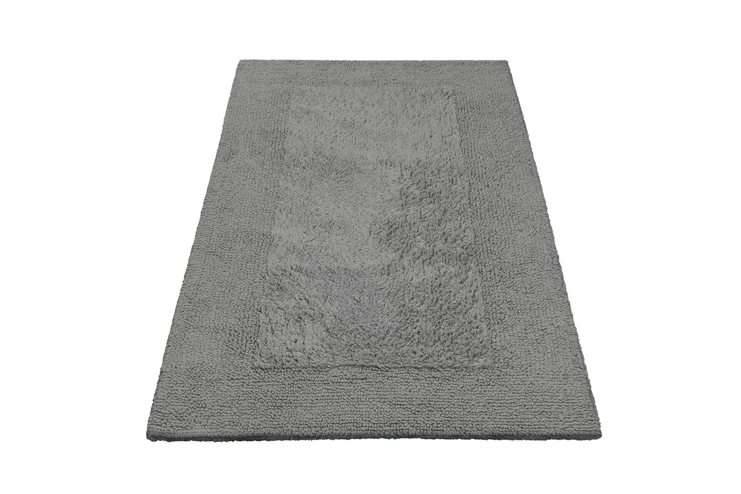 Finn Badteppich grau Kurzflor rechteckig