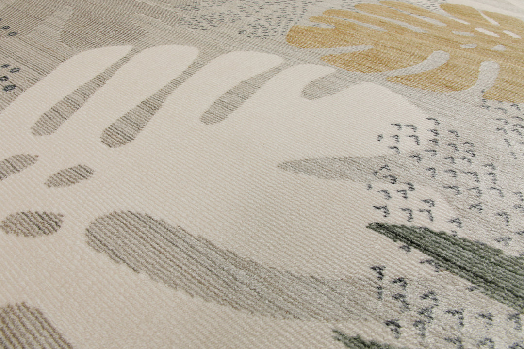 160x230 cm Teppich Wohnzimmer Creme