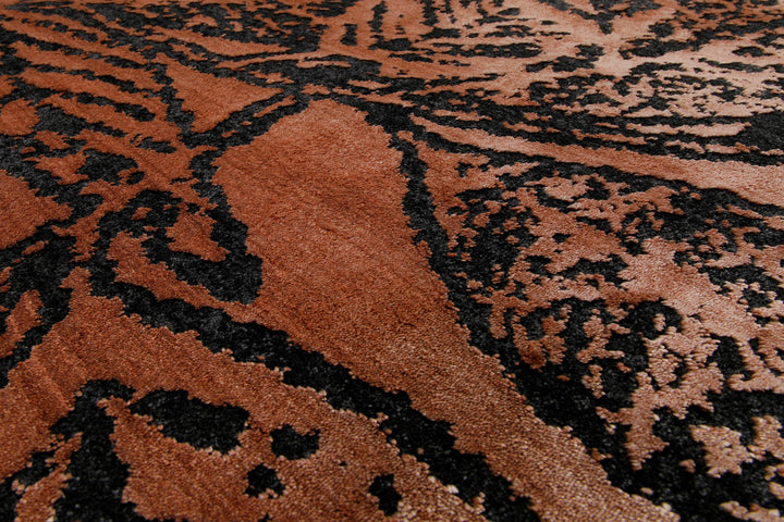 160x230 cm Teppich Wohnzimmer Orange