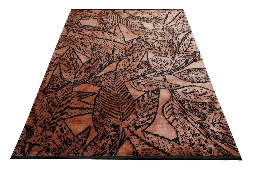 160x230 cm Teppich Wohnzimmer Orange