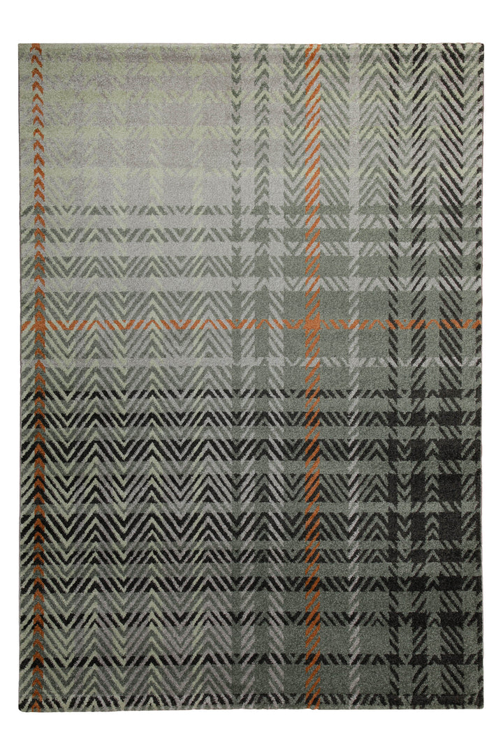 160x230 cm Teppich Wohnzimmer Graugrün