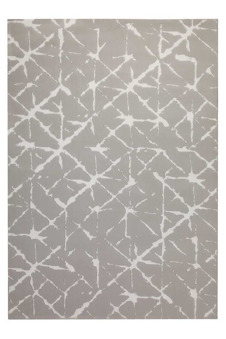 160x230 Teppich Wohnzimmer Creme Weiß