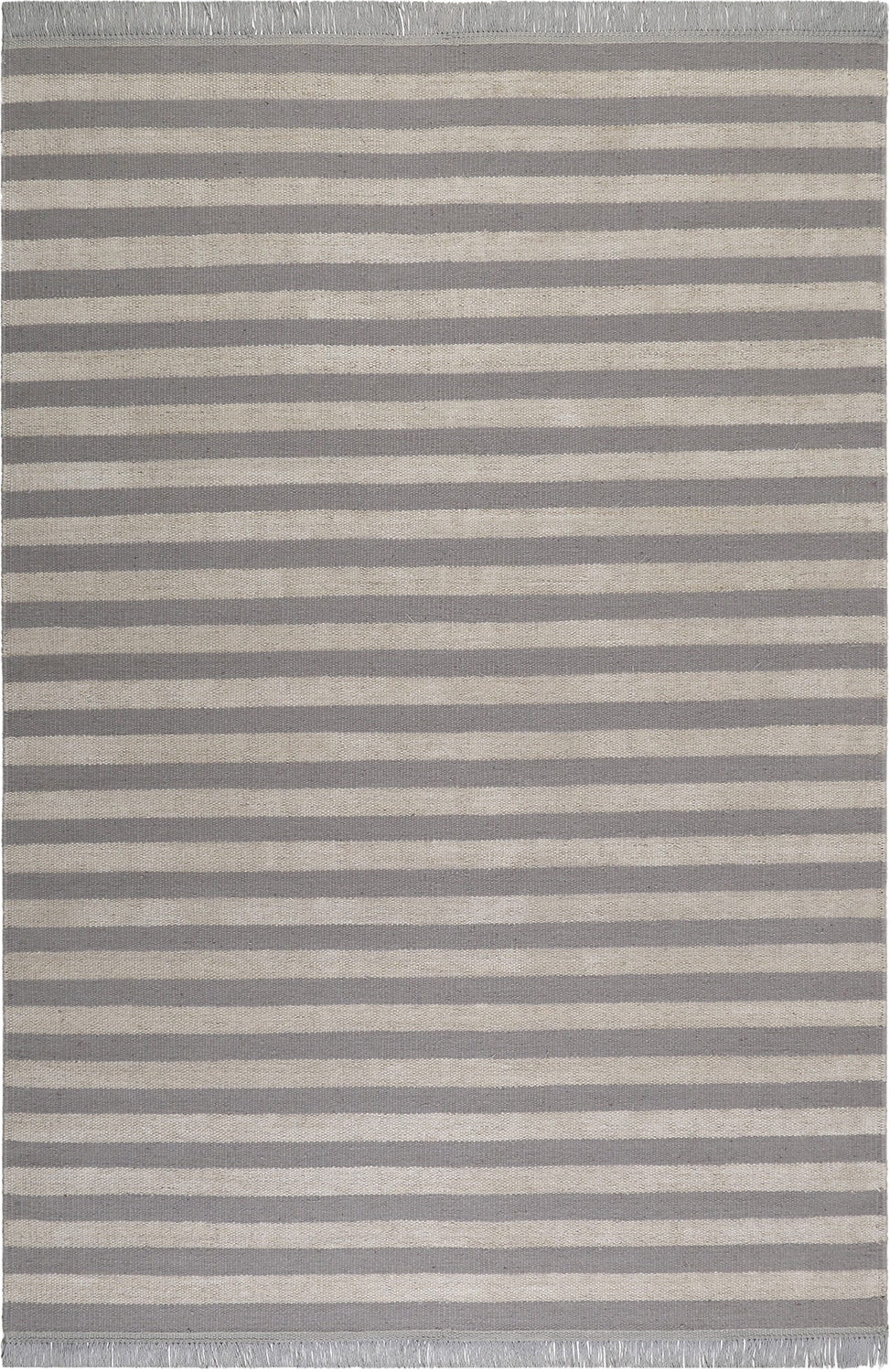 Noble Stripes Teppich natur Kurzflor rechteckig