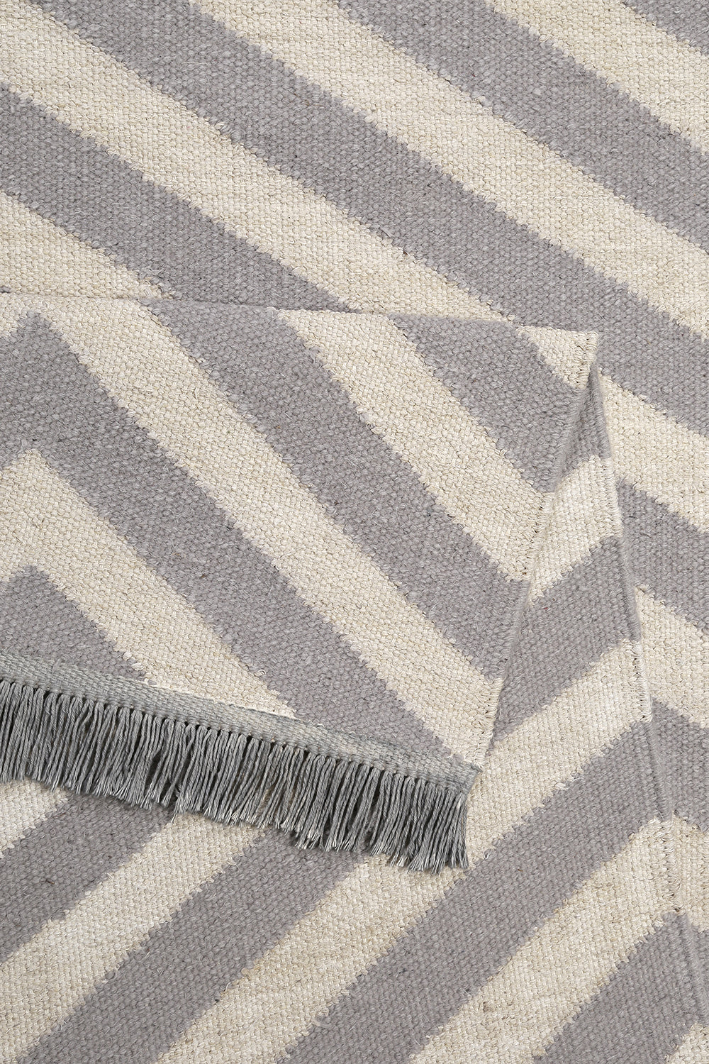 Edgy Corners Teppich natur Kurzflor rechteckig