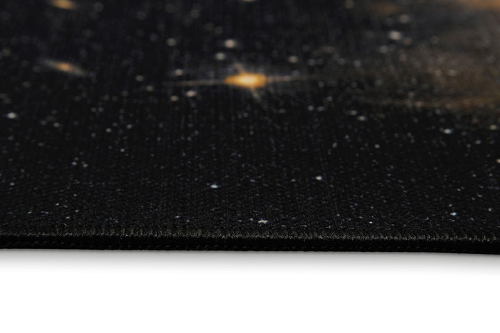 Galactic Glow Teppich schwarz Kurzflor rechteckig