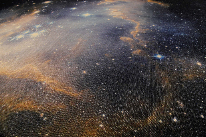 Galactic Glow Teppich schwarz Kurzflor rechteckig