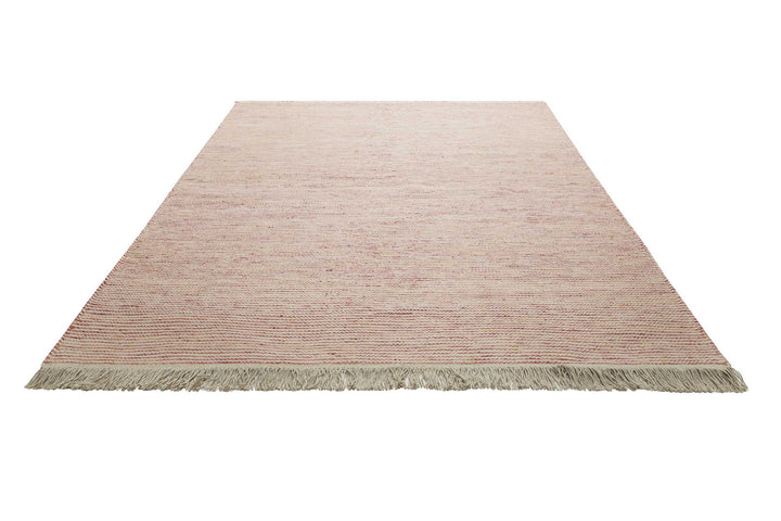 Amélie Teppich rot Kurzflor rechteckig