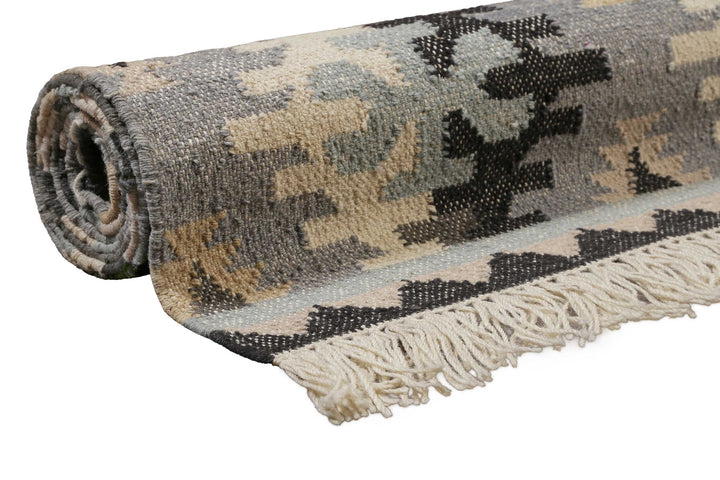 Balou Teppich hellgrau Kurzflor rechteckig