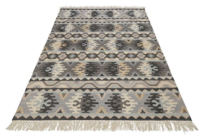 Balou Teppich hellgrau Kurzflor rechteckig