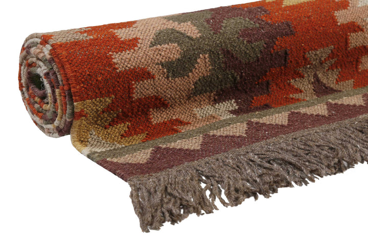 Balou Teppich rost braun Kurzflor rechteckig