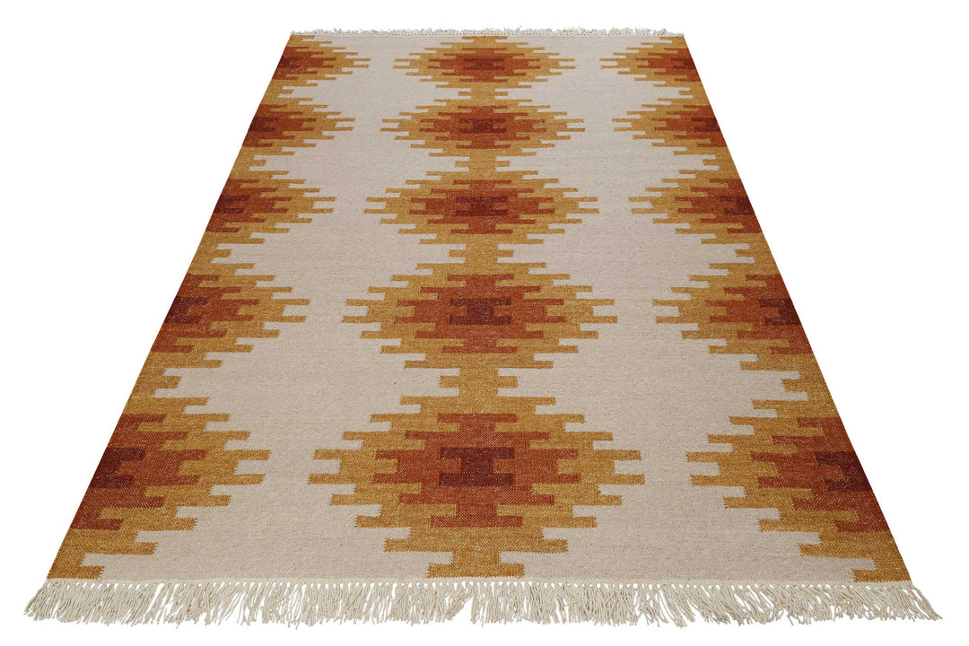 Belle Teppich gold Kurzflor rechteckig