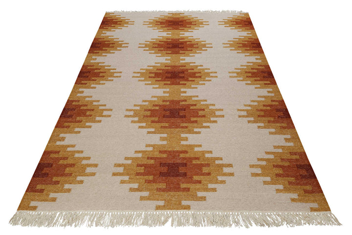 Belle Teppich gold Kurzflor rechteckig