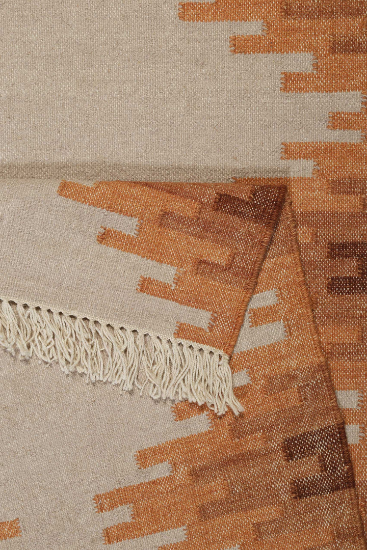 Belle Teppich orange Kurzflor rechteckig