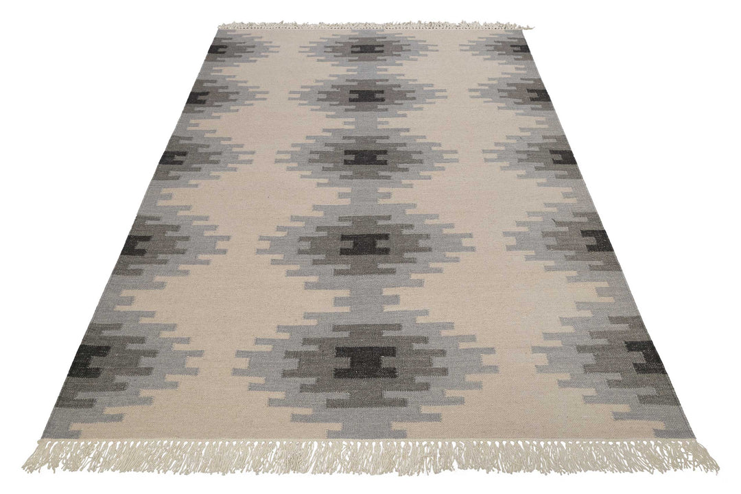 Belle Teppich grau Kurzflor rechteckig