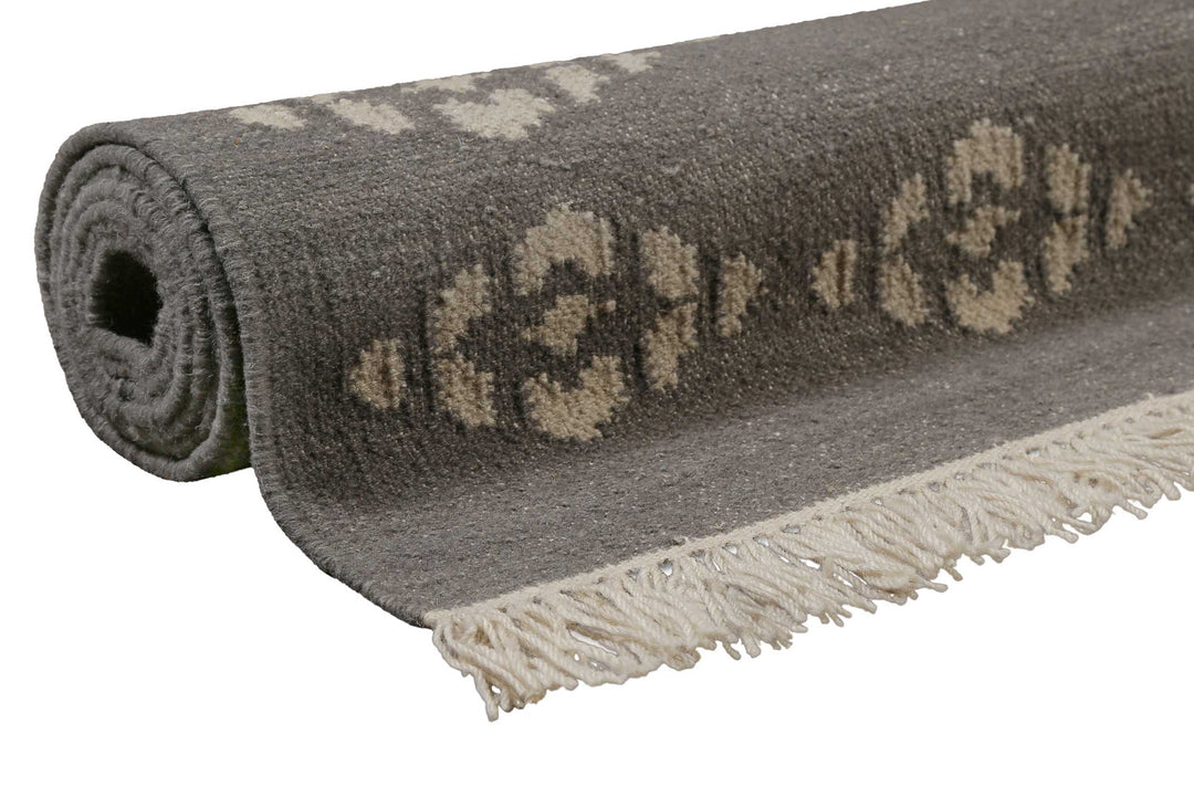 Belmont Teppich dunkelgrau Kurzflor rechteckig