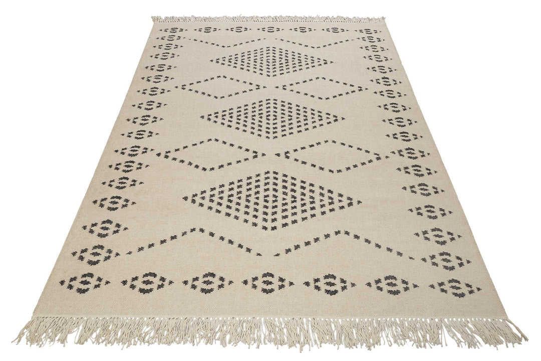 Belmont Teppich beige Kurzflor rechteckig
