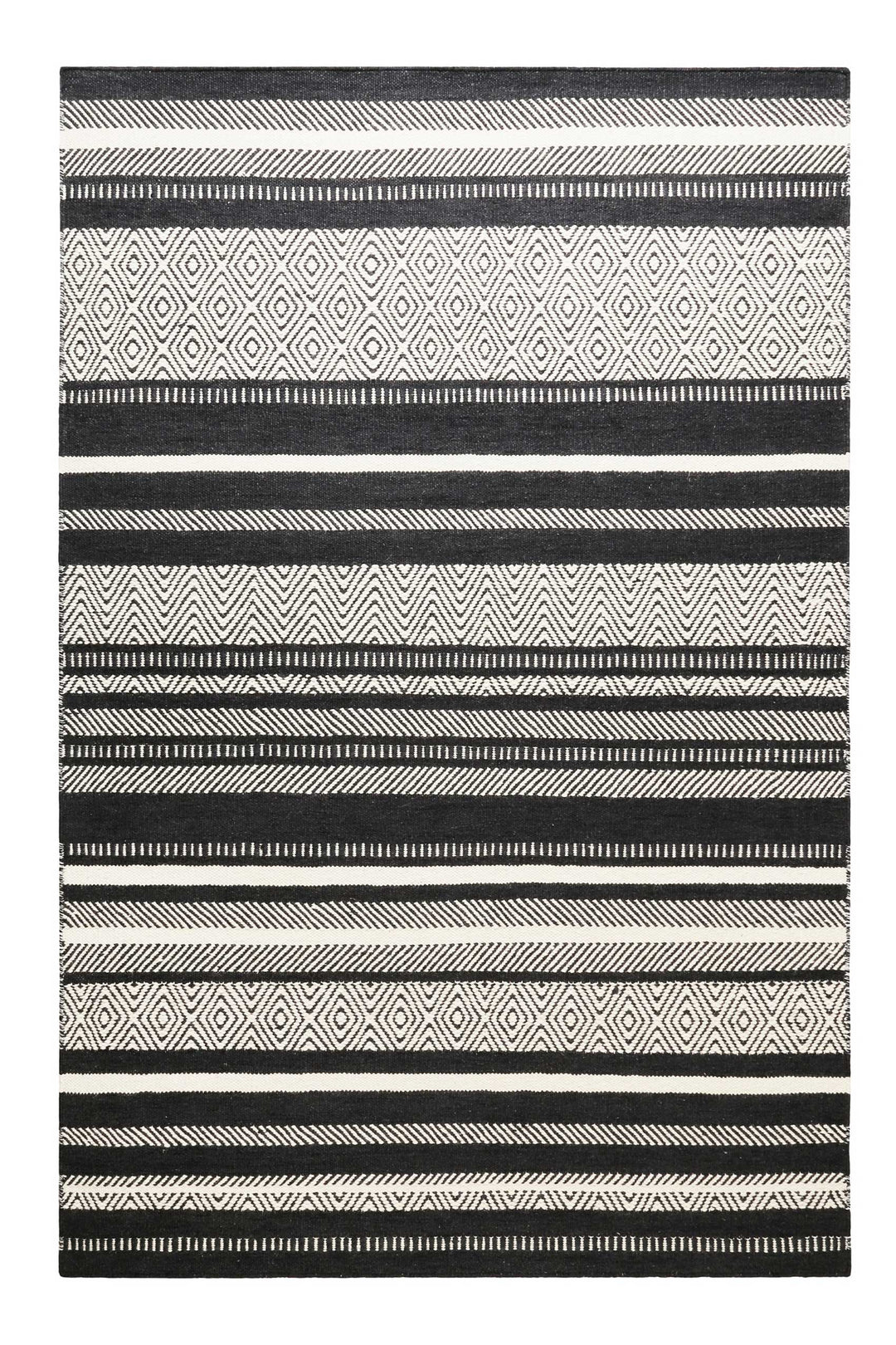 Dijon Teppich grau Kurzflor rechteckig