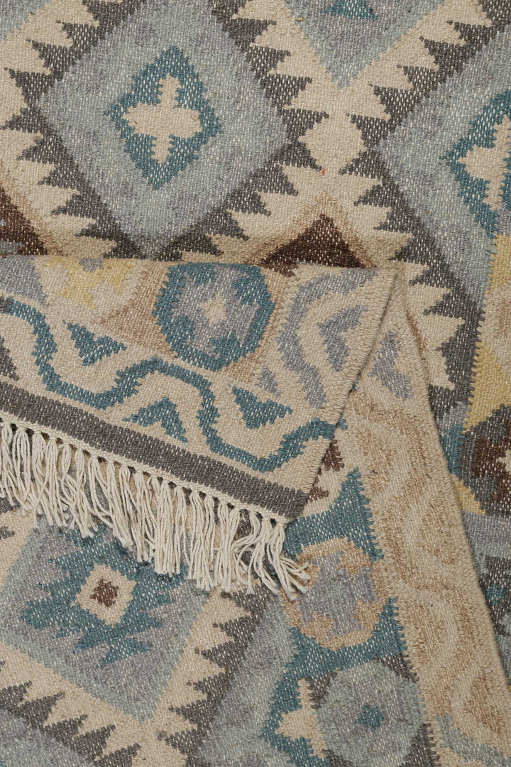 Migny Teppich hellgrau Kurzflor rechteckig