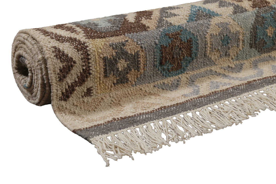 Migny Teppich hellgrau Kurzflor rechteckig