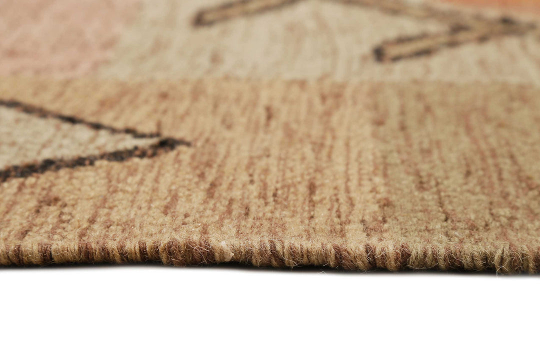 Monmartre Teppich braun Kurzflor rechteckig