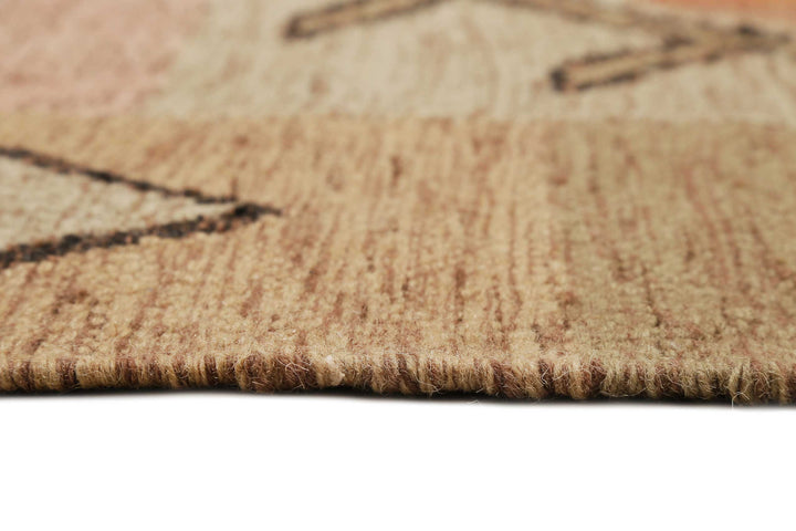 Monmartre Teppich braun Kurzflor rechteckig