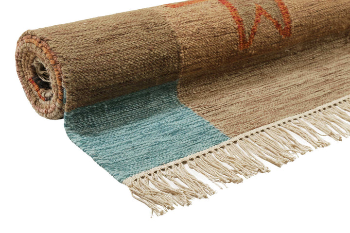 Monmartre Teppich braun Kurzflor rechteckig