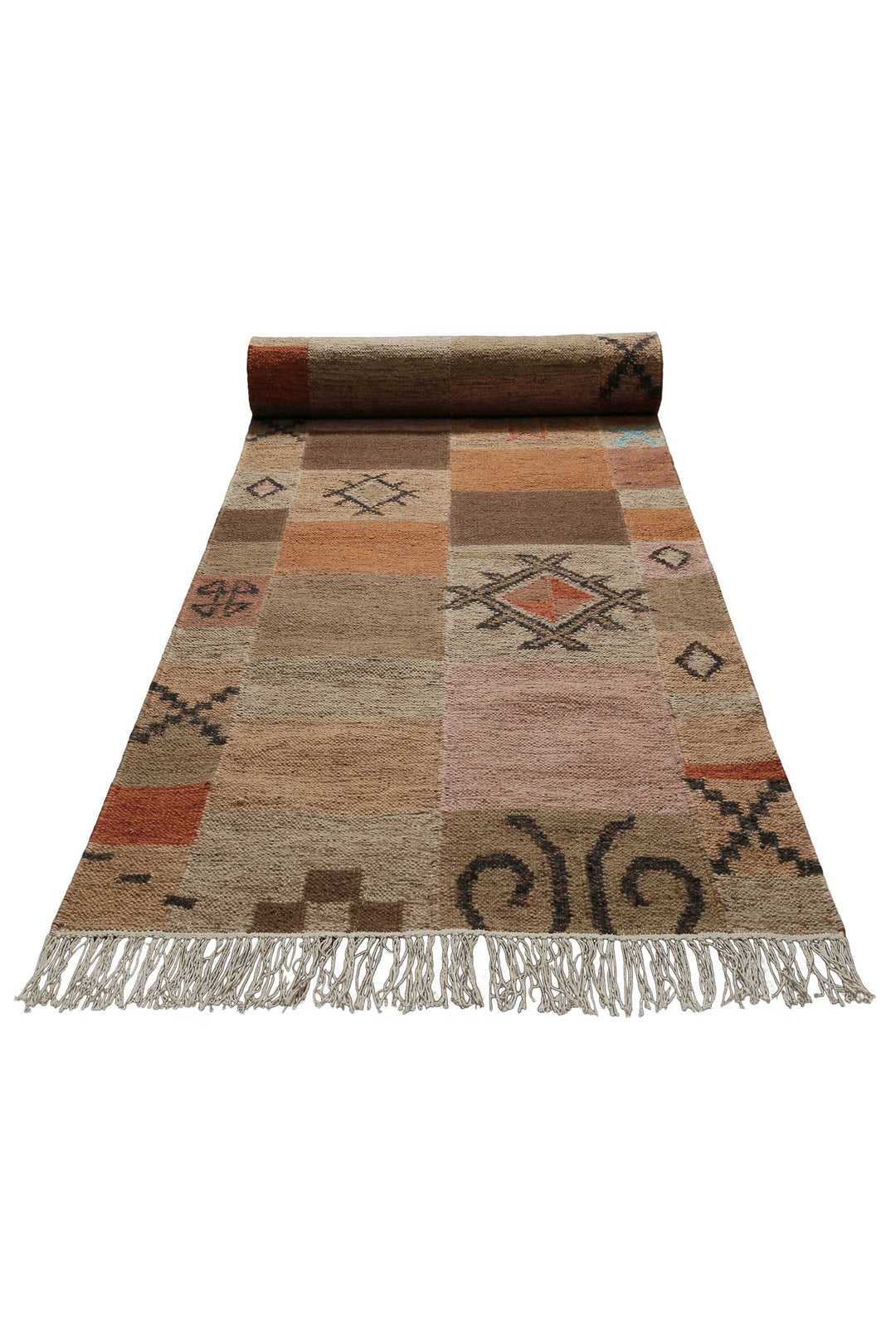 Monmartre Teppich braun Kurzflor rechteckig