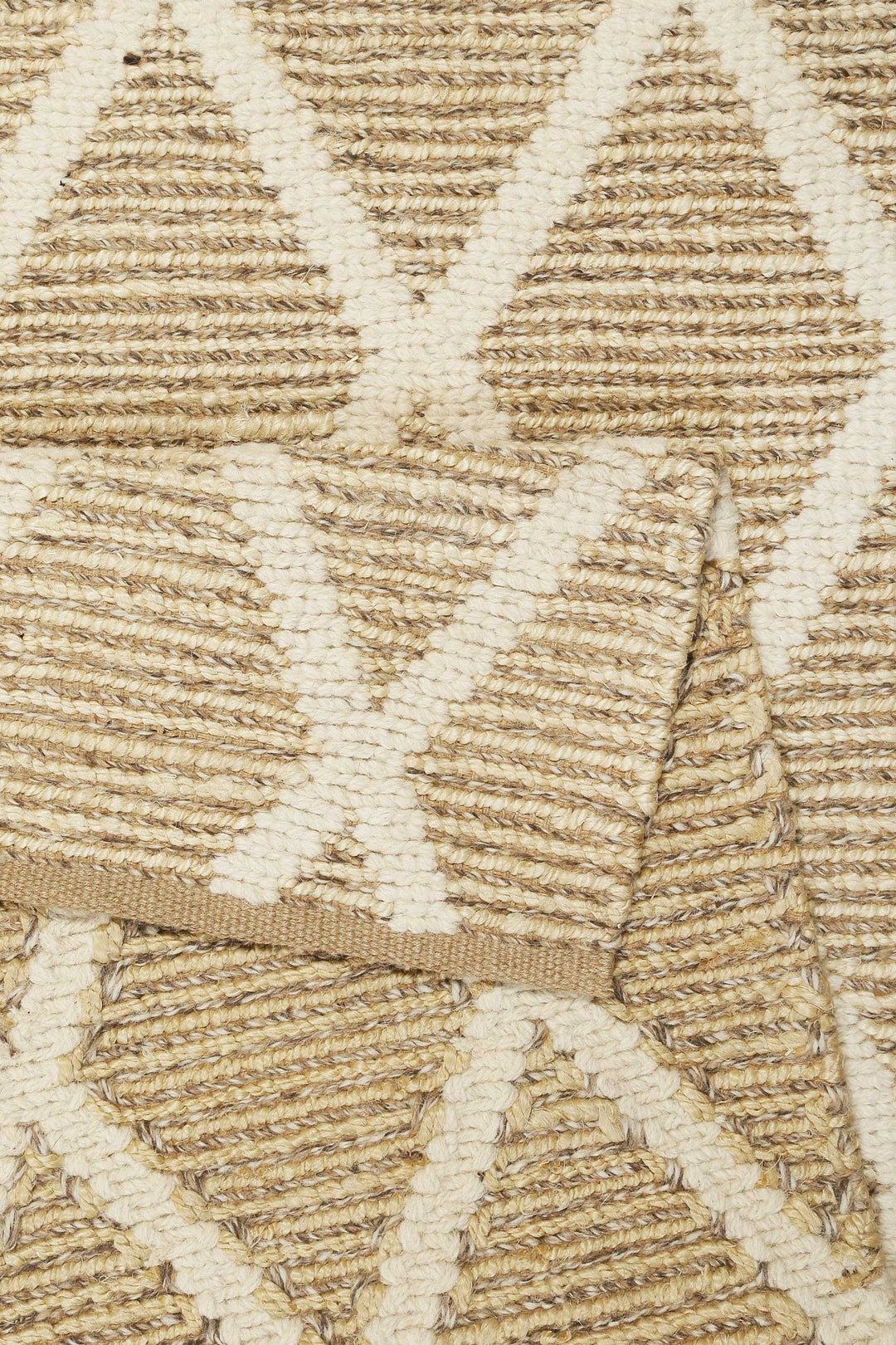 Novella Teppich natur beige Kurzflor rechteckig