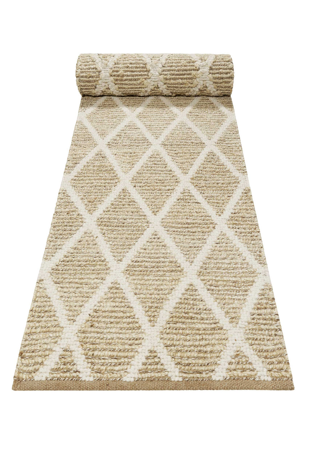 Novella Teppich natur beige Kurzflor rechteckig