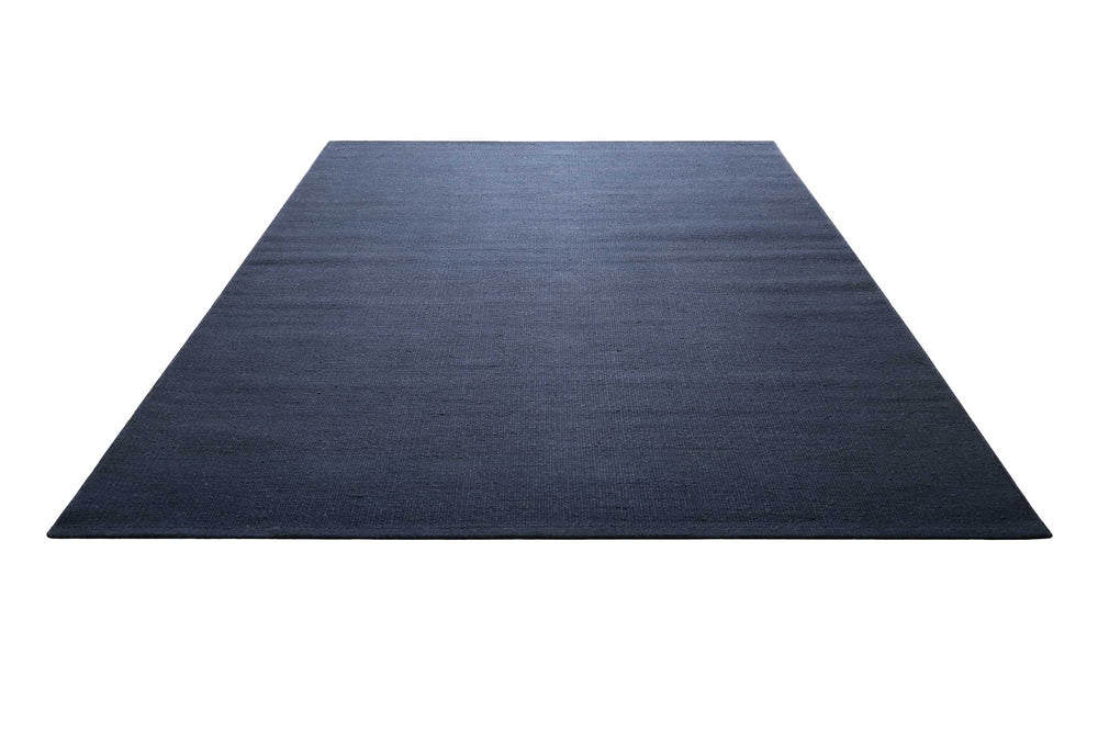 Perpignan Teppich dunkelblau Kurzflor rechteckig