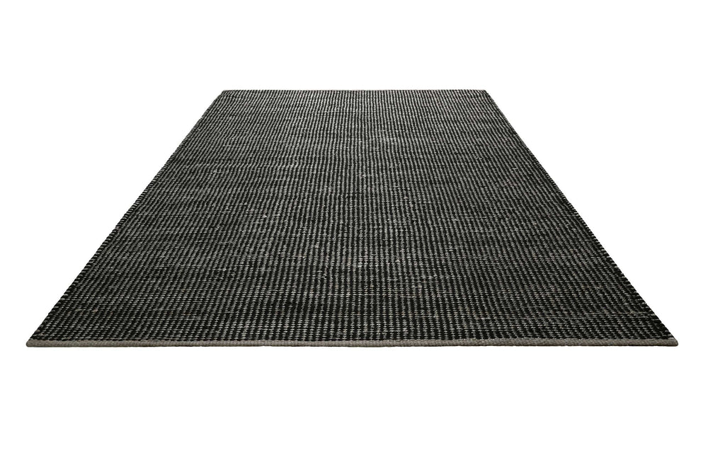 Toulouse Teppich schwarz Kurzflor rechteckig