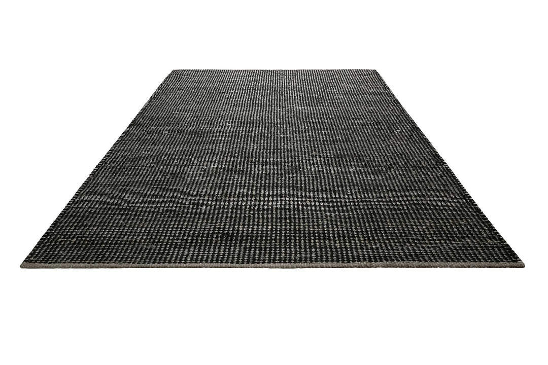 Toulouse Teppich schwarz Kurzflor rechteckig
