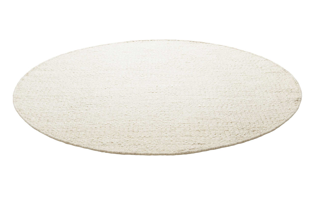 Toulouse Teppich creme Kurzflor rund
