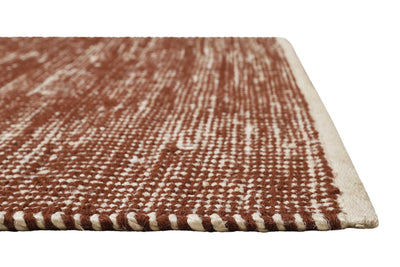 Kelim Teppich Rotbraun Beige aus Jute & Wolle » Toulouse « Green Looop