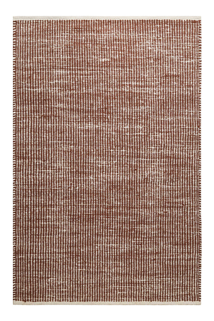 Toulouse Teppich rotbraun beige Kurzflor rechteckig