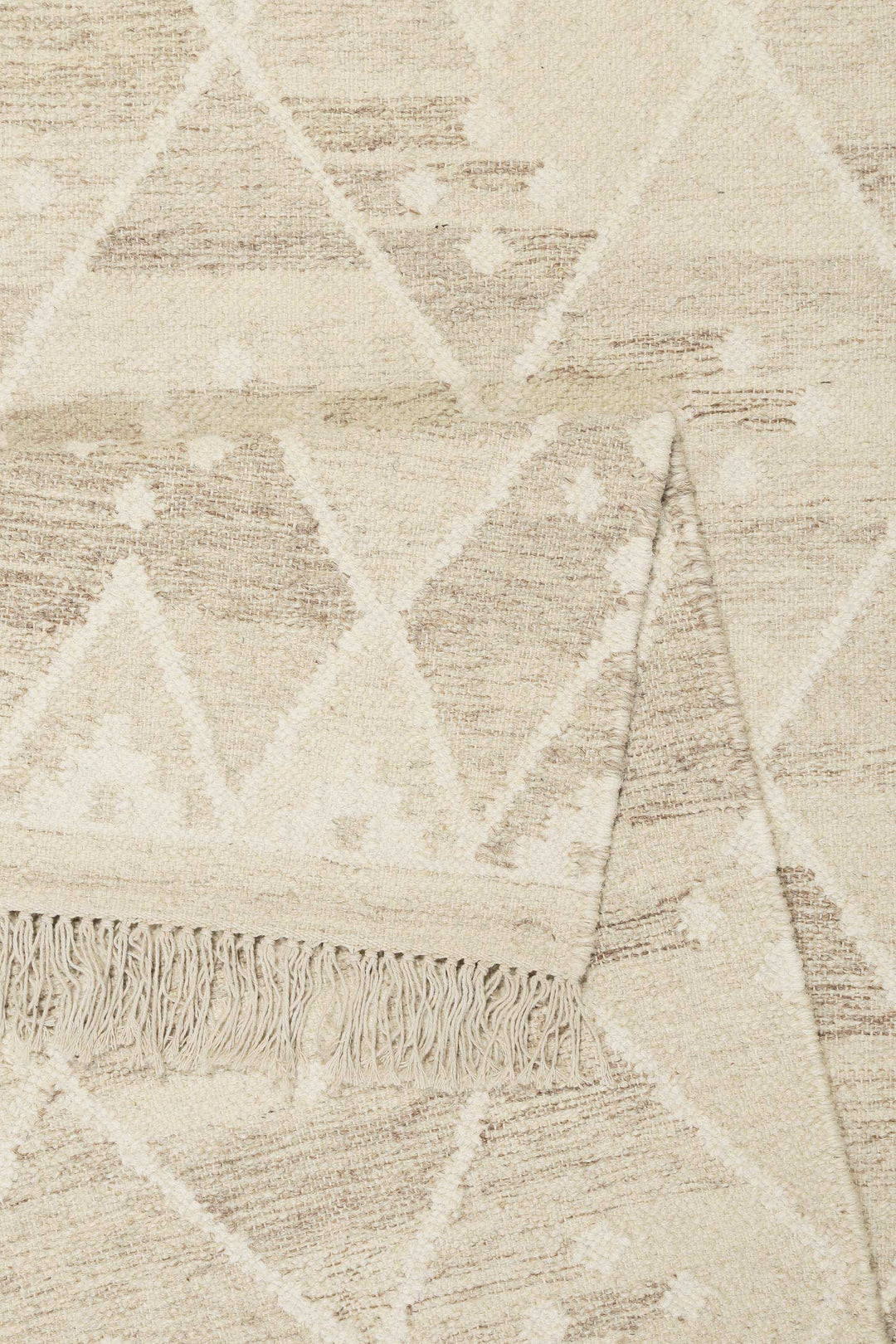 Vermont Teppich beige braun meliert Kurzflor rechteckig