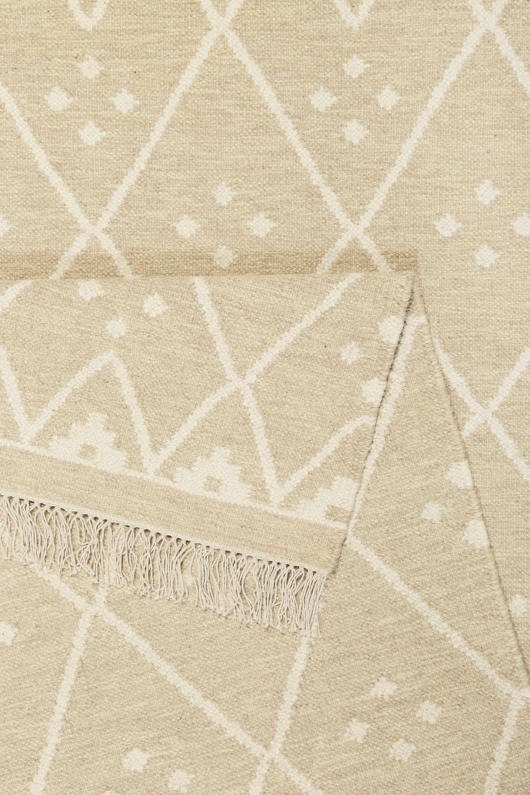 Vermont Teppich beige creme Kurzflor rechteckig