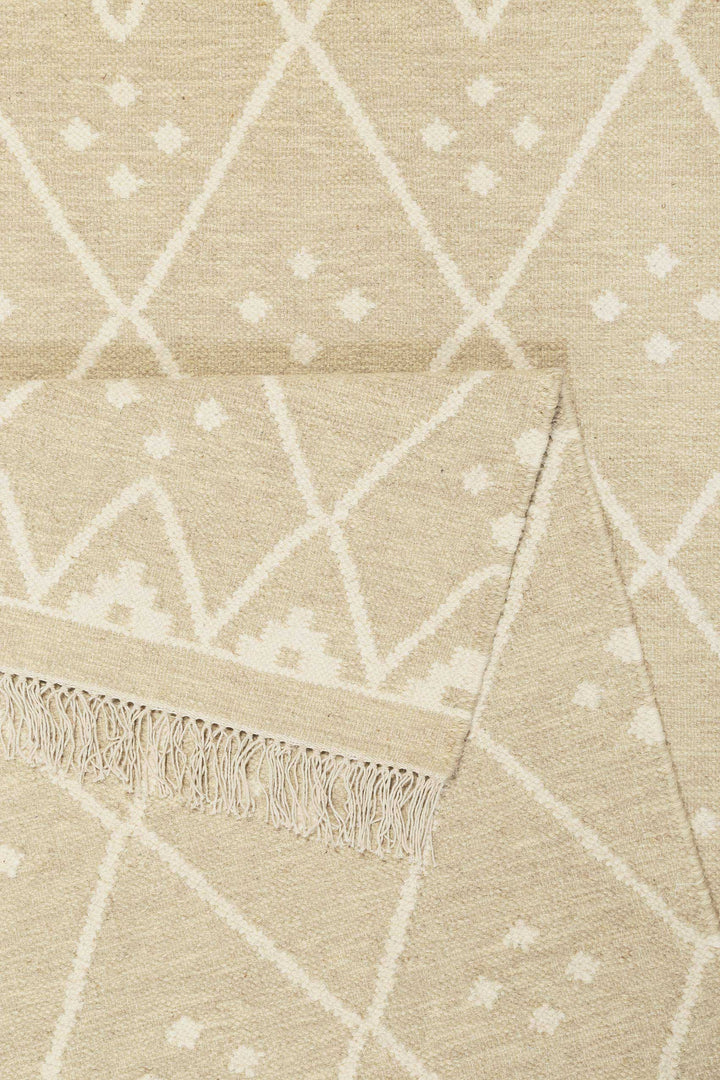 Vermont Teppich beige creme Kurzflor rechteckig