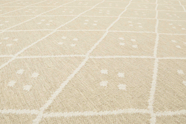 Vermont Teppich beige creme Kurzflor rechteckig